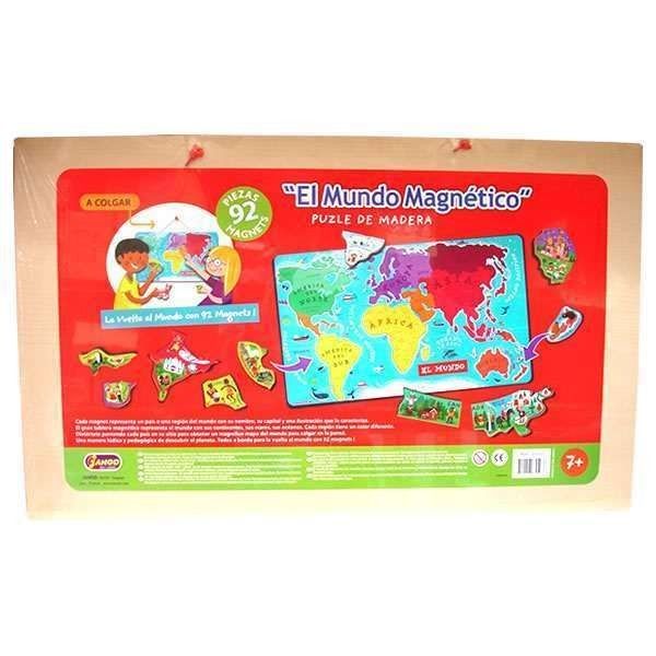 Puzzle mundo magnético - Juega y Educa. Palma de Mallorca. Petit comerç ...