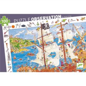 Puzzle observación - Los piratas 100 pzas.
