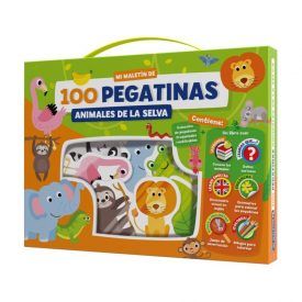 Maletin 100 Pegatinas - Animales En La Selva