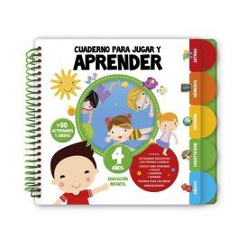 Cuaderno Para Jugar Y Aprender - 4 Años