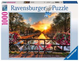 Puzzle - Bicicletas en Ámsterdam 1000 pzas