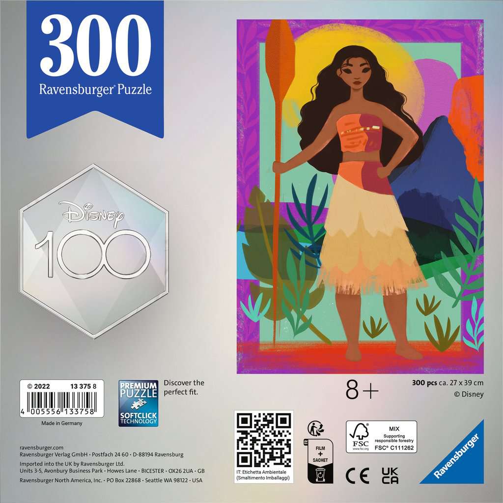 Puzzle Disney 100 Aniversario - Vaiana 300 pzas. - Juega y Educa. Palma ...