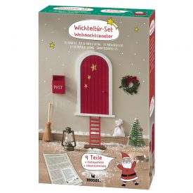 Set puerta roja Navidad