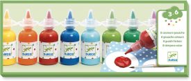 Colores para peques - 8 botes de tempera