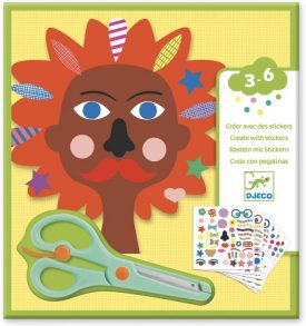 Crear con pegatinas - Peluquería
