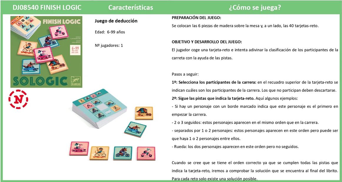 Sologic Problem Solving Sologic - Finish Logic - Juega y Educa. Palma de Mallorca. Petit comerç ...