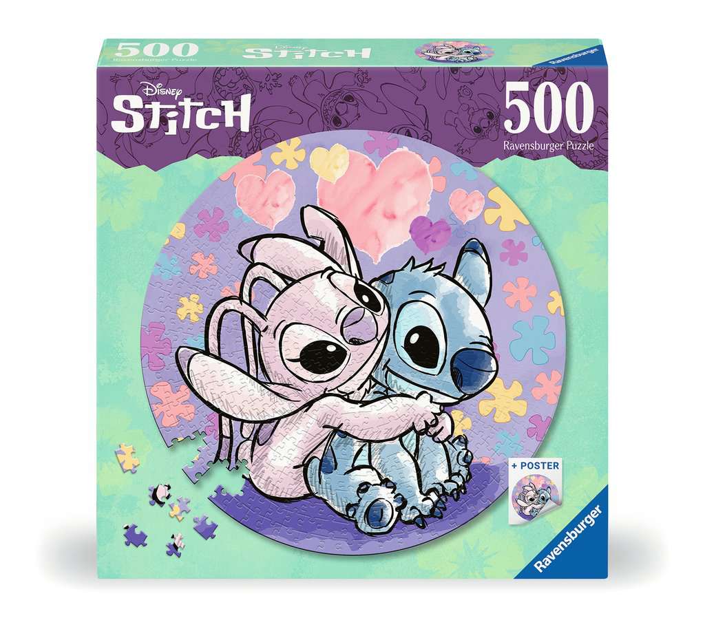 Puzzle - Stitch redondo 500 pzas. - Juega y Educa. Palma de Mallorca ...