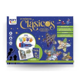 Kit proyector cuentos clásticos - Pulgarcito, Alicia en el país de las maravillas, Aladino y Alí Babá