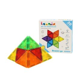 Braintoys Imanix - Set 20 triángulos