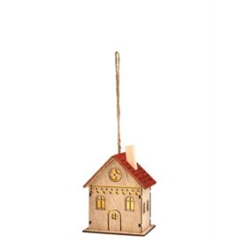 Adorno Navidad - Casita luz led