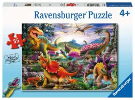 Puzzle - Dinosaurios coloridos 35 pzas.
