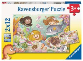 Puzzle - Hadas y Sirenas 2x12 pzas.