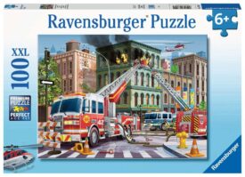 Puzzle - Rescate por los bomberos 100 pzas.