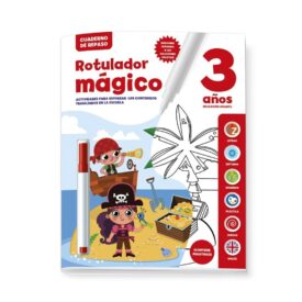 Cuaderno repaso 3 Años - Rotulador mágico