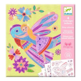 Dibujos para colorear brillantes - Pintar pequeñas alas
