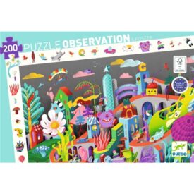 Puzzle Observación - Crazy town 200 pzas.