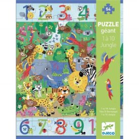Puzzle Gegant - 1 al 10 Jungla