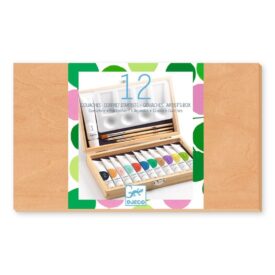 Caja de 12 tubos de témperas