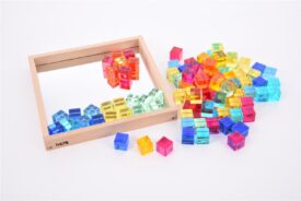 Conjunto 100 gemas de color con bandeja espejo - Commotion