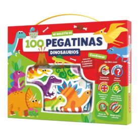 MALETÍN 100 PEGATINAS - DINOSAURIOS