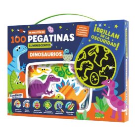 MALETÍN 100 PEGATINAS LUMINISCENTES - DINOSAURIOS
