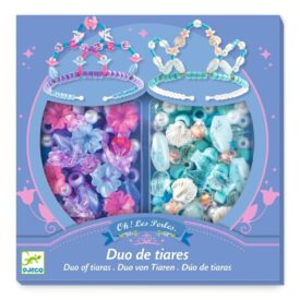 Perlas dúo de tiaras - Azul