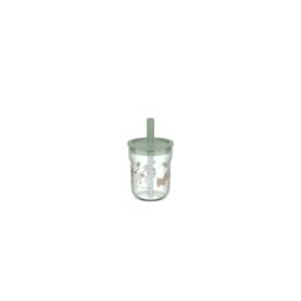 Vaso infantil MIO 250ml pajita Pequeña Granja - Little Dutch
