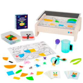 Mesa de luz kit educacional