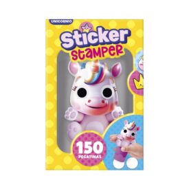 Set Sticker stamper - Unicornio
