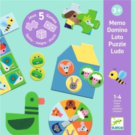 Memo, Domino, Loto, Puzzle, Ludo - En la granja