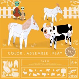 Colorear-construir-jugar - La Granja
