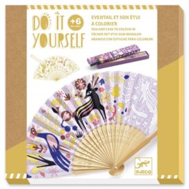 DIY - Abanico con estuche para colorear