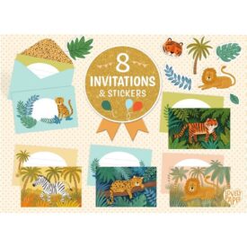 Pack invitaciones - Jungla de animales