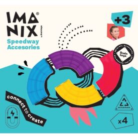 Braintoys Imanix - Pista cuarto de curva 4 pzas.