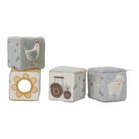 Cubos blanditos apilables Pequeña Granja - Little Dutch