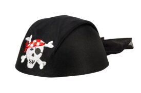 Sombrero pirata negro