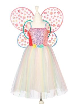 Vestido Flora + Alas 3-4 Años, 98-104cm - Souza