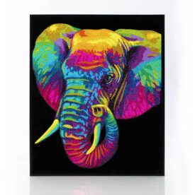 Diamond Dotz - Neon Elephant
