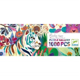 Puzzle galeria - Tigres arcoiris 1000 pzas.