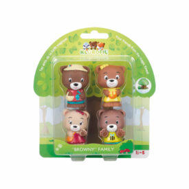 Lote de 4 personajes familia Browny - Klorofil