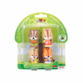 Lote de 4 personajes familia Nut Nut - Klorofil