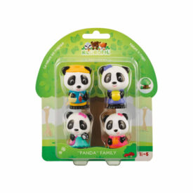 Lote de 4 personajes familia Panda - Klorofil