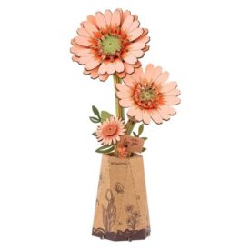 Wooden Bloom Draft - Gerbera