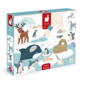 Puzzle táctil - Los Polos Polares 20 pzas.