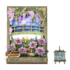 Artistic 3D Painting - Glittering Water Lily