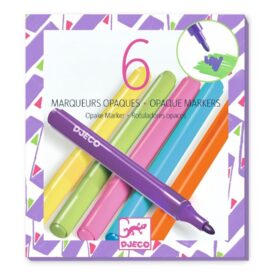 Colores 6 rotuladores opacos años 80