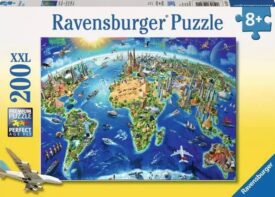 Puzzle - ¡El mundo a la vista! 200 pzas.