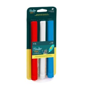 3Doodler Start - Recambios 75 filamentos rojo, blanco y azul