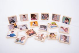 Conjunto 18 fichas de madera mis emociones - TickiT
