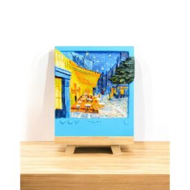 Set de pintura 3D Fidge Magnet - Café Terrace at Night